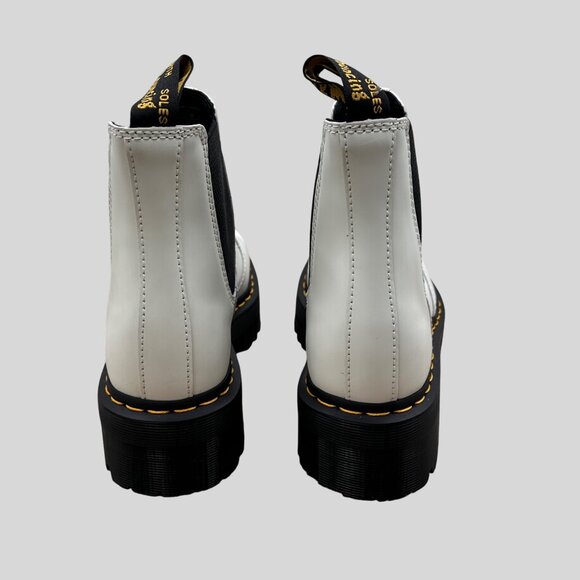 Dr Martens Unisex 9/10 Combat Boots 2976 Style Punk Goth Platform Ankle Boots - Picture 5 of 12